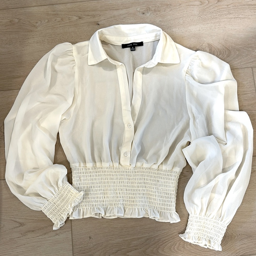 Long Sleeve Crop Top
